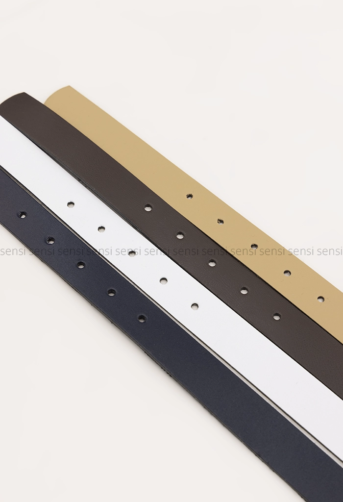 کمربند چرم سگک گرد2.5 سانت کد1005426